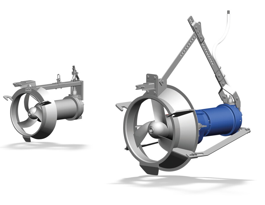 Насос горизонтальный пропеллерный для мокрой установки KSB Amaline 2022-1450 Станции водоснабжения